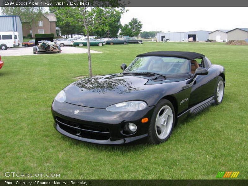 Viper Black / Beige 1994 Dodge Viper RT-10