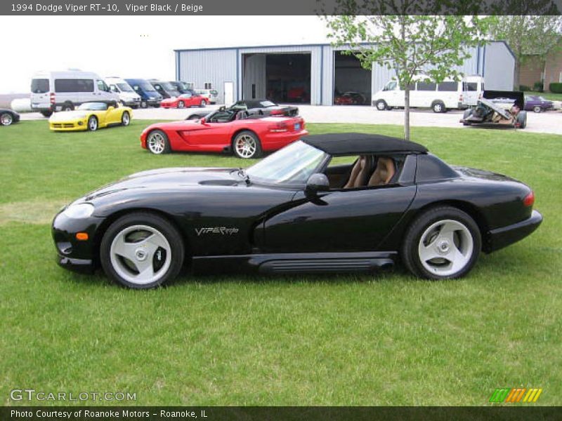 Viper Black / Beige 1994 Dodge Viper RT-10