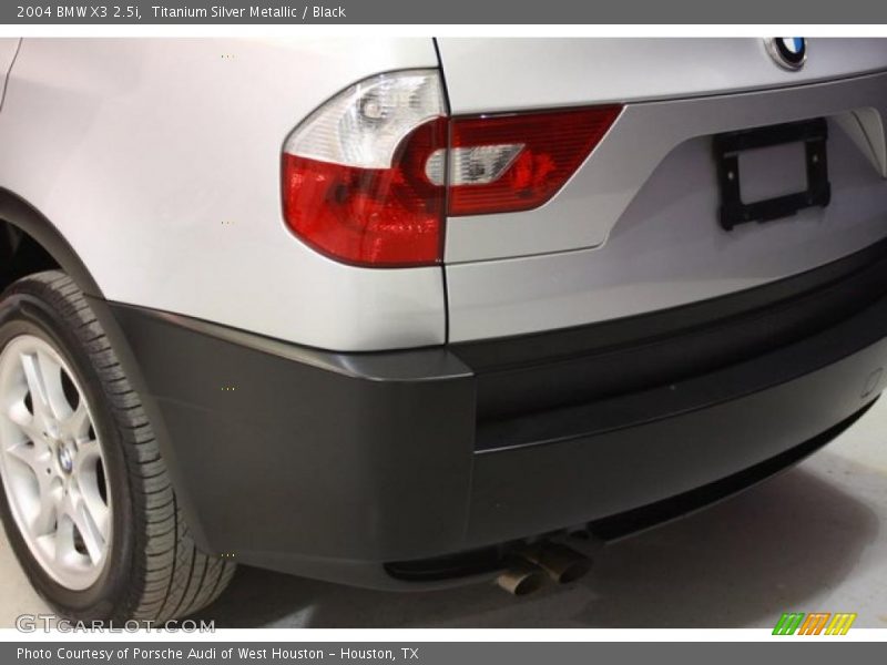 Titanium Silver Metallic / Black 2004 BMW X3 2.5i