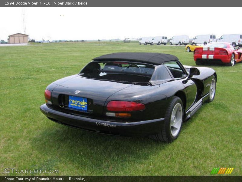 Viper Black / Beige 1994 Dodge Viper RT-10