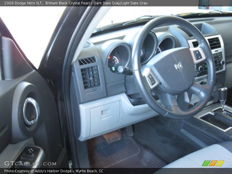 Brilliant Black Crystal Pearl / Dark Slate Gray/Light Slate Gray 2009 Dodge Nitro SLT