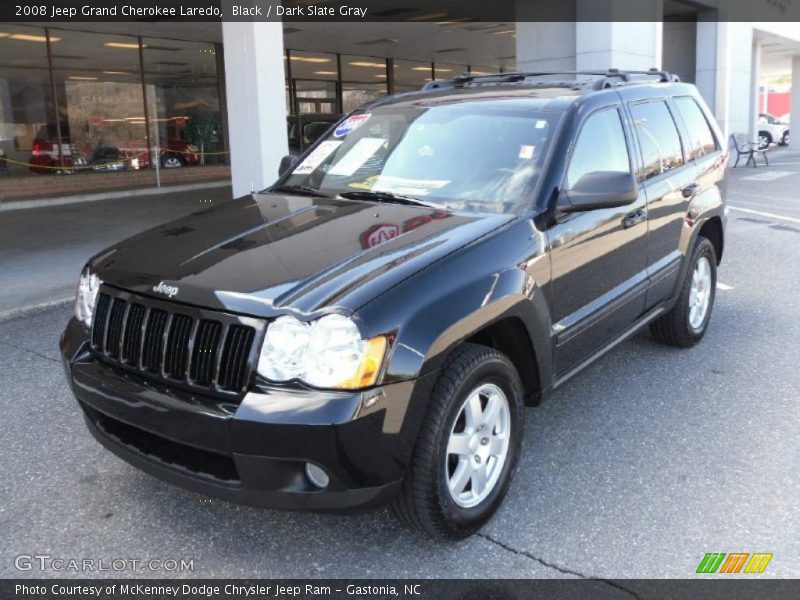 Black / Dark Slate Gray 2008 Jeep Grand Cherokee Laredo