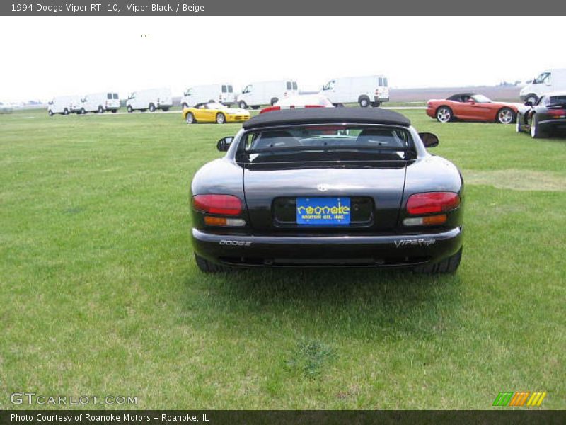 Viper Black / Beige 1994 Dodge Viper RT-10