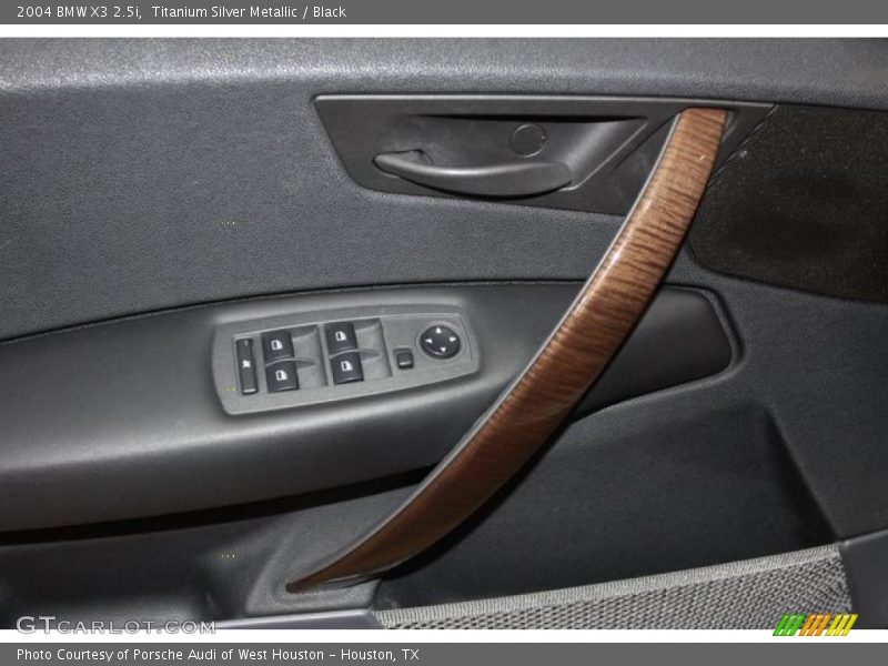 Titanium Silver Metallic / Black 2004 BMW X3 2.5i