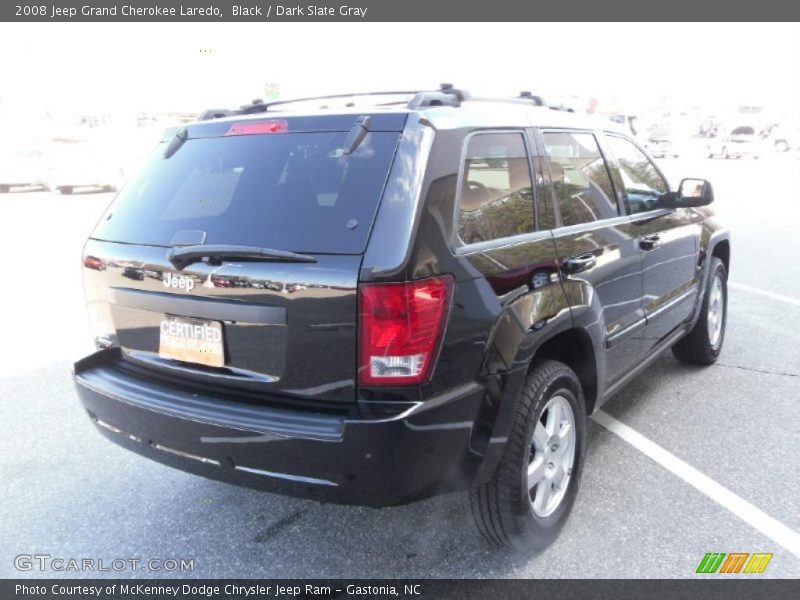 Black / Dark Slate Gray 2008 Jeep Grand Cherokee Laredo