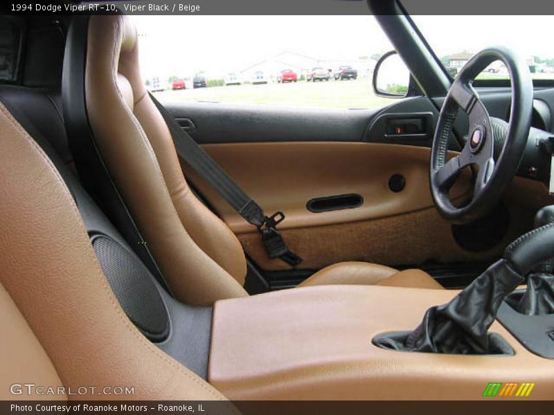 Viper Black / Beige 1994 Dodge Viper RT-10