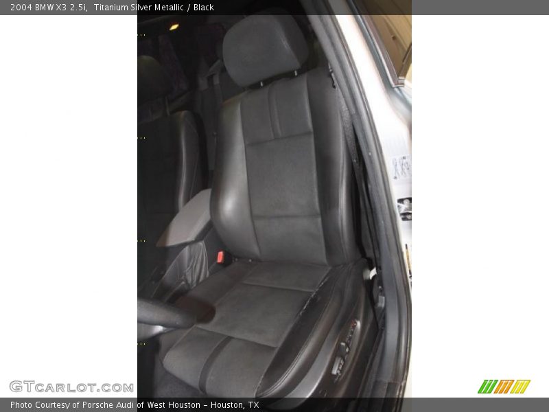 Titanium Silver Metallic / Black 2004 BMW X3 2.5i
