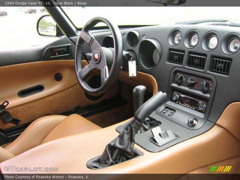 Viper Black / Beige 1994 Dodge Viper RT-10