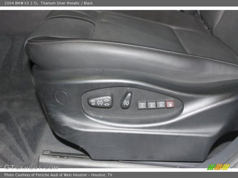 Titanium Silver Metallic / Black 2004 BMW X3 2.5i
