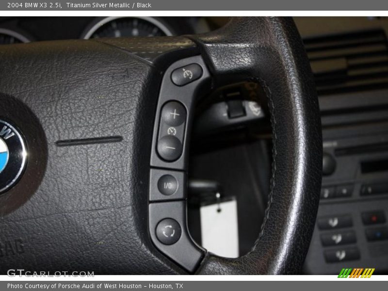 Titanium Silver Metallic / Black 2004 BMW X3 2.5i