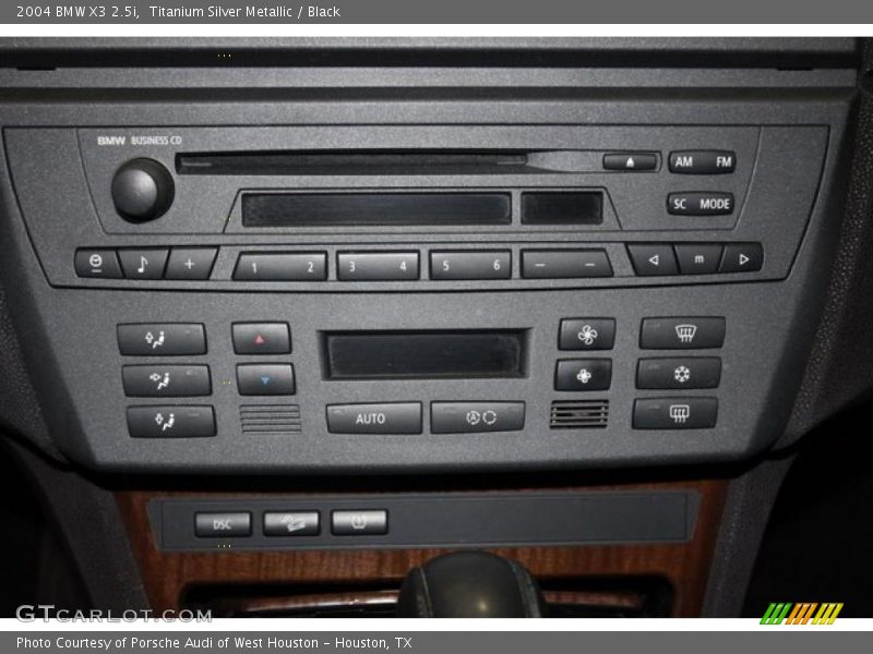 Titanium Silver Metallic / Black 2004 BMW X3 2.5i
