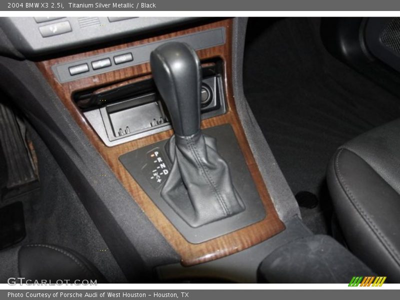 Titanium Silver Metallic / Black 2004 BMW X3 2.5i
