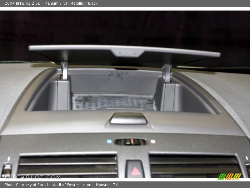 Titanium Silver Metallic / Black 2004 BMW X3 2.5i