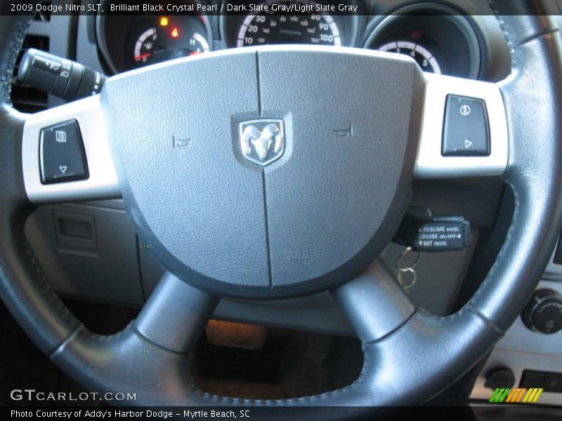 Brilliant Black Crystal Pearl / Dark Slate Gray/Light Slate Gray 2009 Dodge Nitro SLT