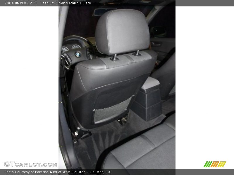 Titanium Silver Metallic / Black 2004 BMW X3 2.5i