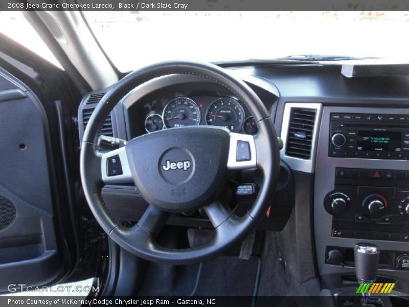 Black / Dark Slate Gray 2008 Jeep Grand Cherokee Laredo