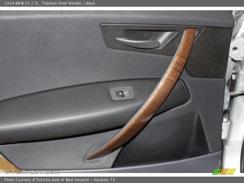 Titanium Silver Metallic / Black 2004 BMW X3 2.5i