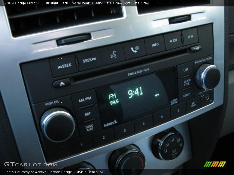Brilliant Black Crystal Pearl / Dark Slate Gray/Light Slate Gray 2009 Dodge Nitro SLT