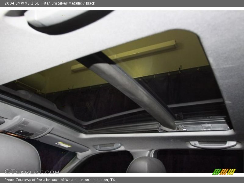 Titanium Silver Metallic / Black 2004 BMW X3 2.5i