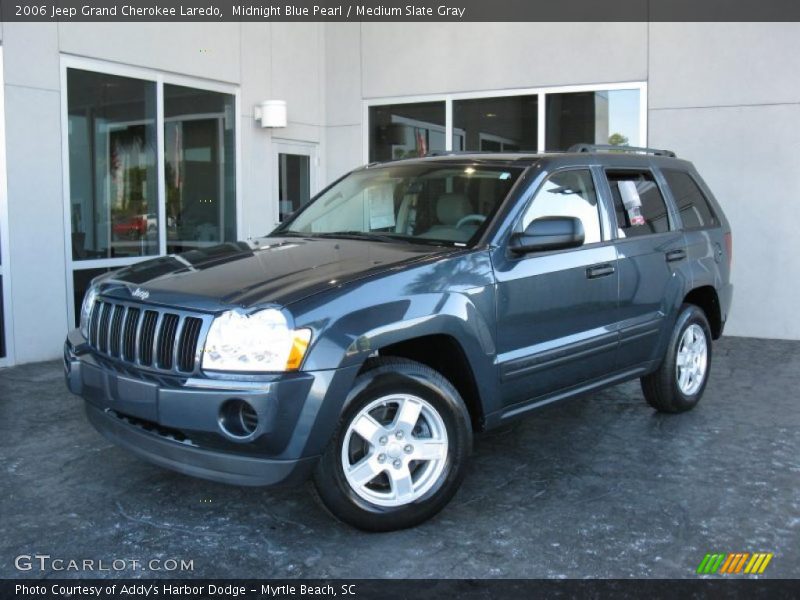 Midnight Blue Pearl / Medium Slate Gray 2006 Jeep Grand Cherokee Laredo