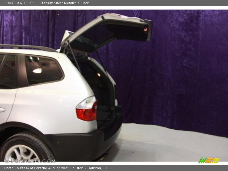 Titanium Silver Metallic / Black 2004 BMW X3 2.5i