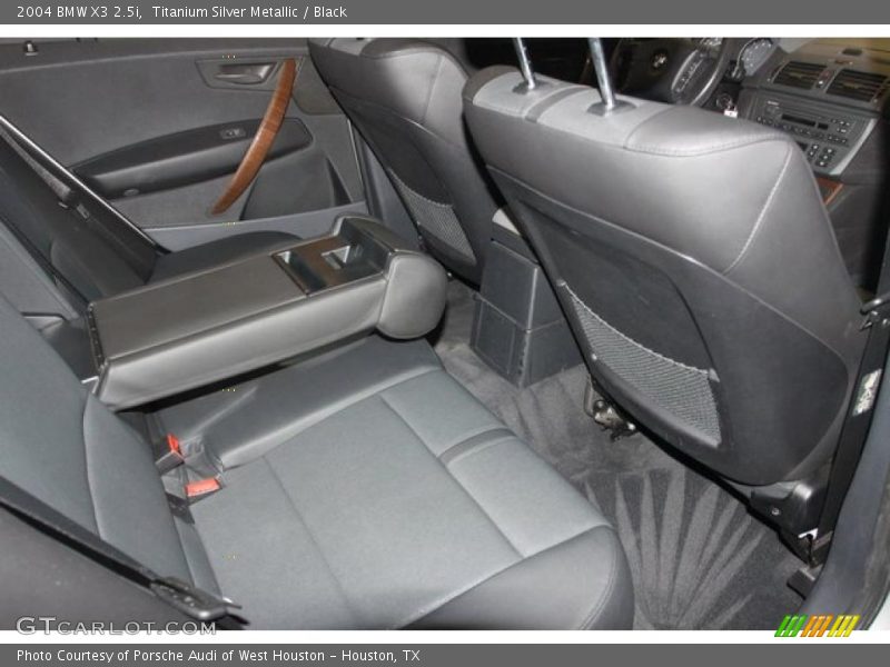 Titanium Silver Metallic / Black 2004 BMW X3 2.5i