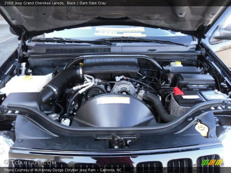 Black / Dark Slate Gray 2008 Jeep Grand Cherokee Laredo