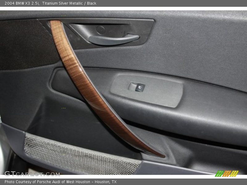 Titanium Silver Metallic / Black 2004 BMW X3 2.5i