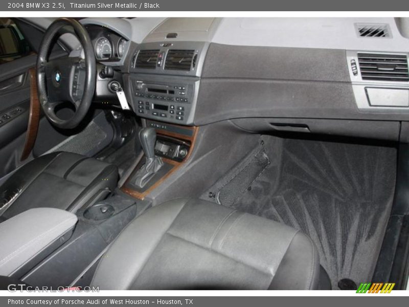 Titanium Silver Metallic / Black 2004 BMW X3 2.5i