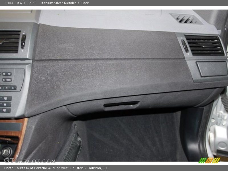 Titanium Silver Metallic / Black 2004 BMW X3 2.5i