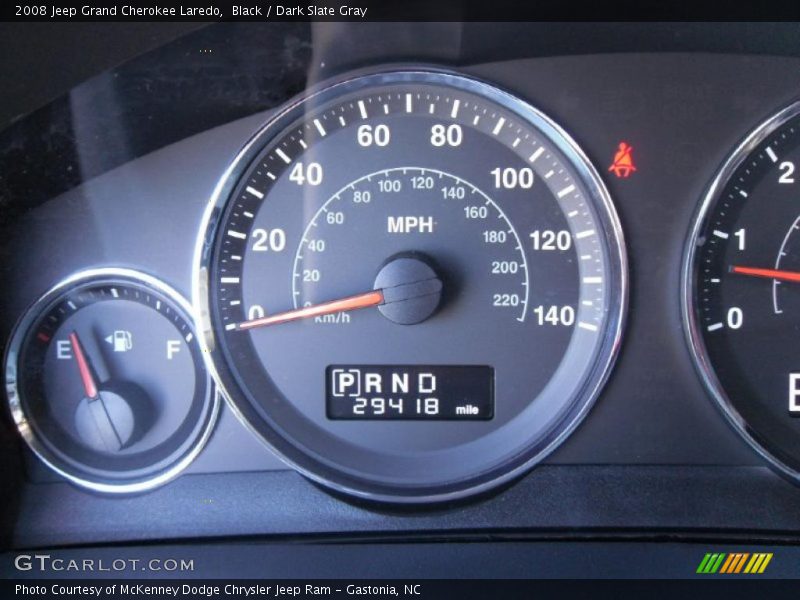 Black / Dark Slate Gray 2008 Jeep Grand Cherokee Laredo