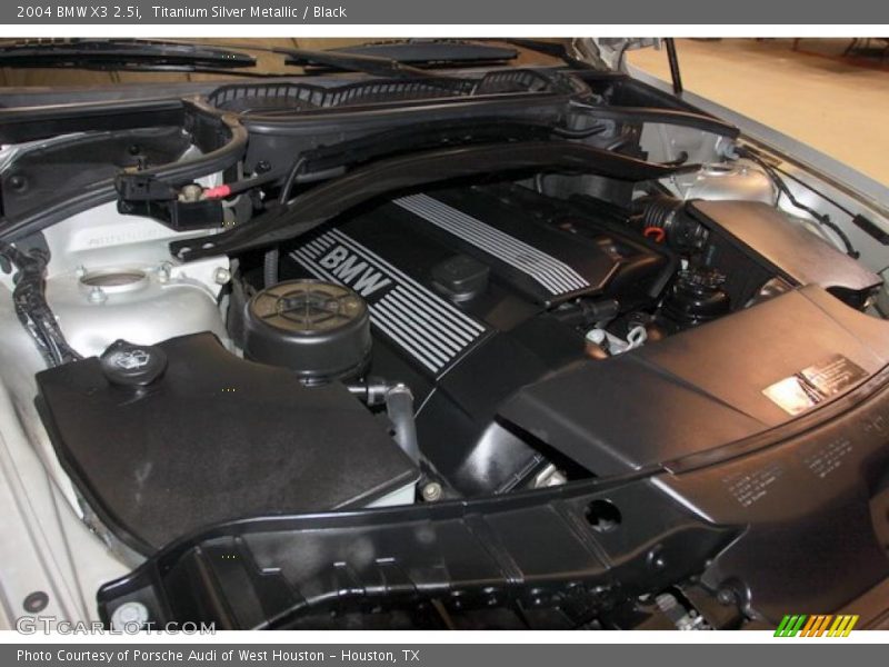 Titanium Silver Metallic / Black 2004 BMW X3 2.5i