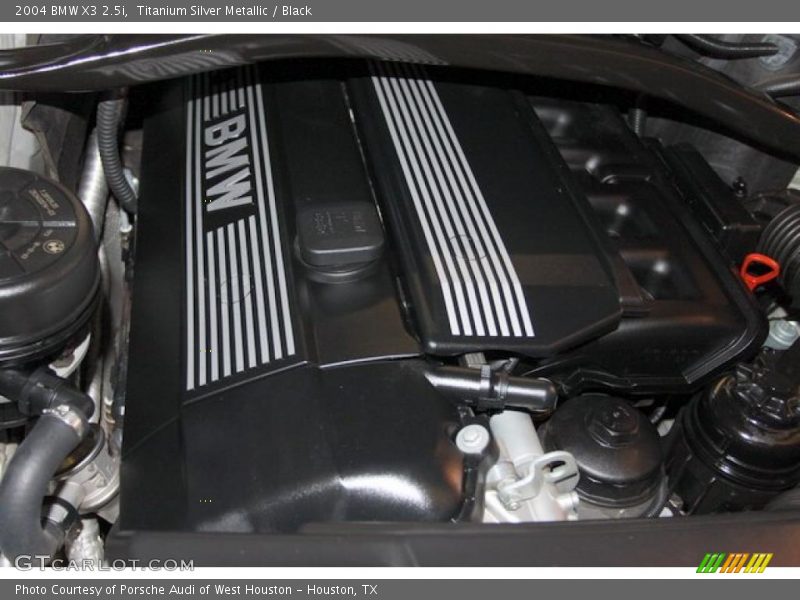 Titanium Silver Metallic / Black 2004 BMW X3 2.5i