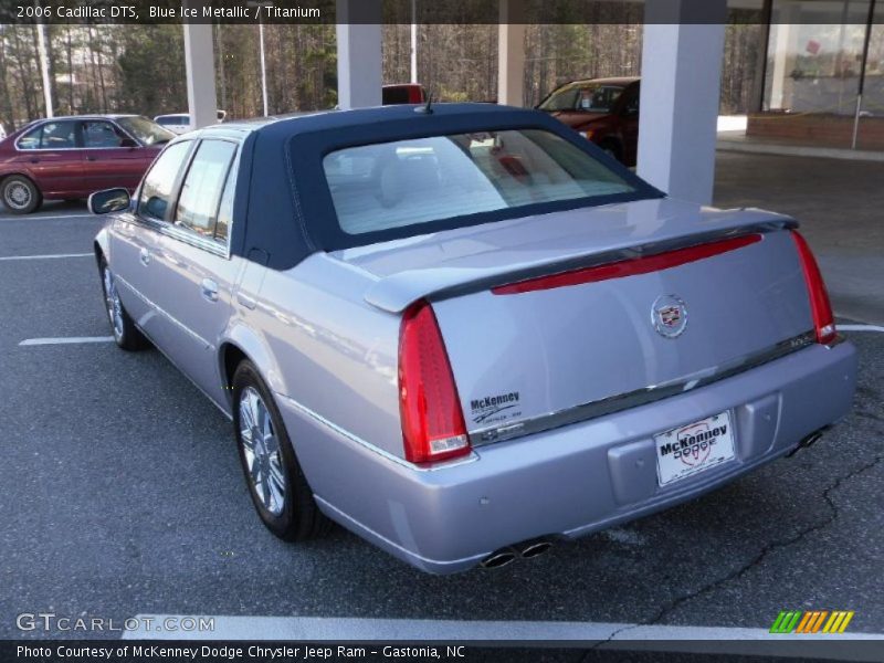 Blue Ice Metallic / Titanium 2006 Cadillac DTS
