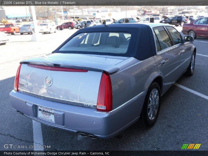 Blue Ice Metallic / Titanium 2006 Cadillac DTS
