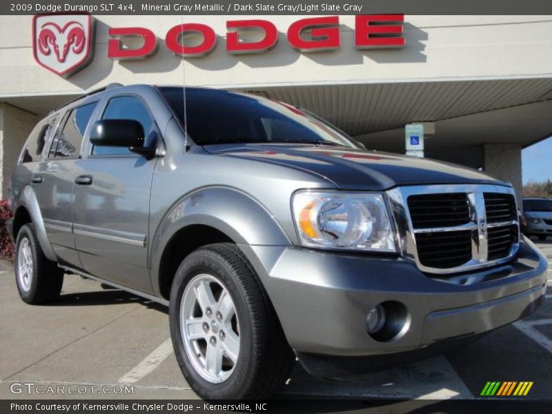 Mineral Gray Metallic / Dark Slate Gray/Light Slate Gray 2009 Dodge Durango SLT 4x4