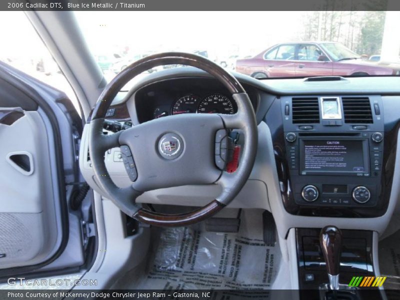 Blue Ice Metallic / Titanium 2006 Cadillac DTS