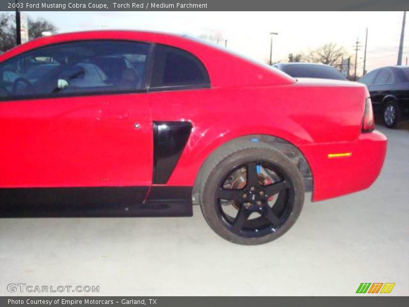 Torch Red / Medium Parchment 2003 Ford Mustang Cobra Coupe