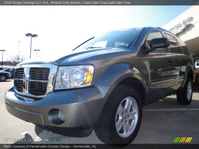 Mineral Gray Metallic / Dark Slate Gray/Light Slate Gray 2009 Dodge Durango SLT 4x4