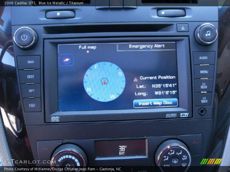 Blue Ice Metallic / Titanium 2006 Cadillac DTS