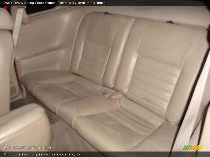 Torch Red / Medium Parchment 2003 Ford Mustang Cobra Coupe