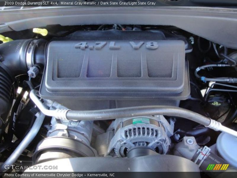 Mineral Gray Metallic / Dark Slate Gray/Light Slate Gray 2009 Dodge Durango SLT 4x4
