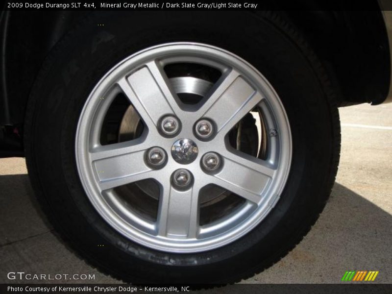 Mineral Gray Metallic / Dark Slate Gray/Light Slate Gray 2009 Dodge Durango SLT 4x4