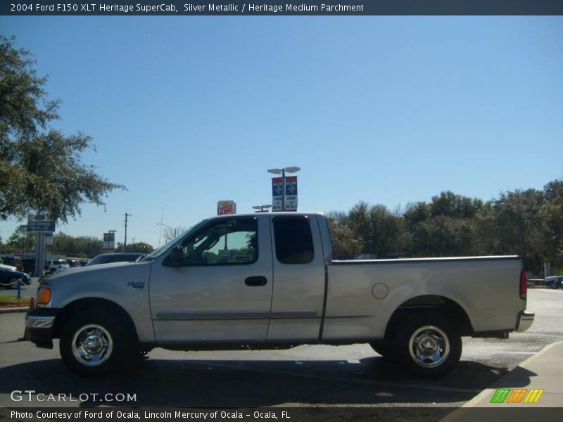 Silver Metallic / Heritage Medium Parchment 2004 Ford F150 XLT Heritage SuperCab