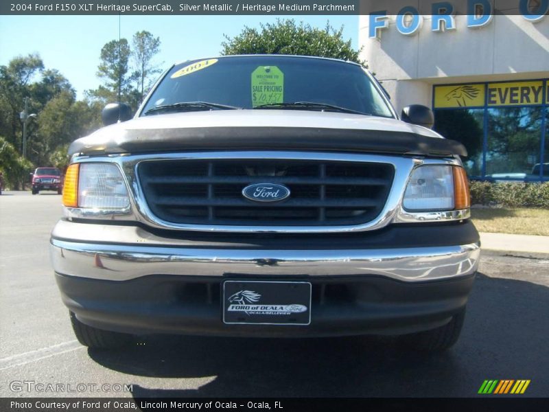 Silver Metallic / Heritage Medium Parchment 2004 Ford F150 XLT Heritage SuperCab