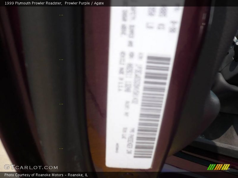 Prowler Purple / Agate 1999 Plymouth Prowler Roadster