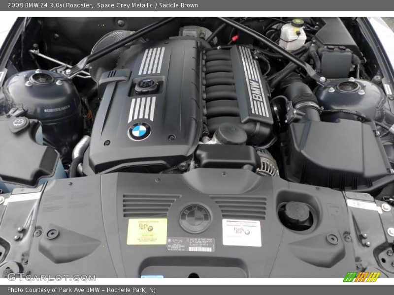 Space Grey Metallic / Saddle Brown 2008 BMW Z4 3.0si Roadster