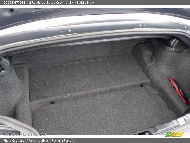 Space Grey Metallic / Saddle Brown 2008 BMW Z4 3.0si Roadster