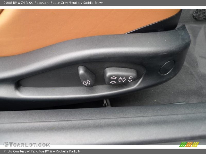 Space Grey Metallic / Saddle Brown 2008 BMW Z4 3.0si Roadster