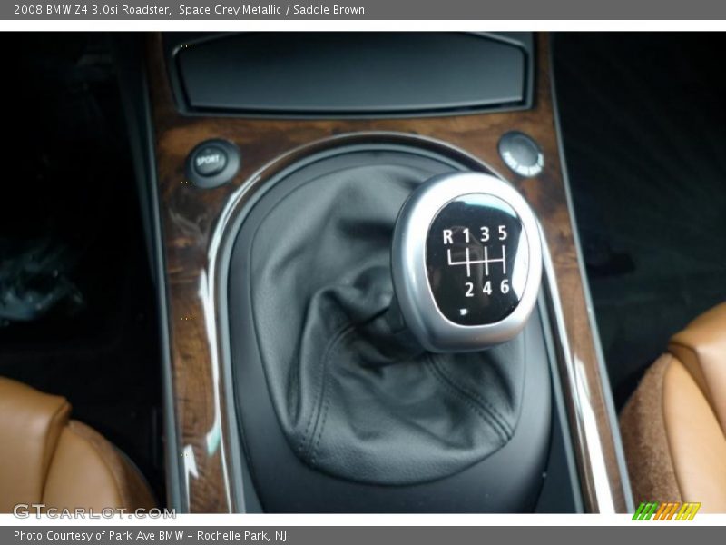 Space Grey Metallic / Saddle Brown 2008 BMW Z4 3.0si Roadster